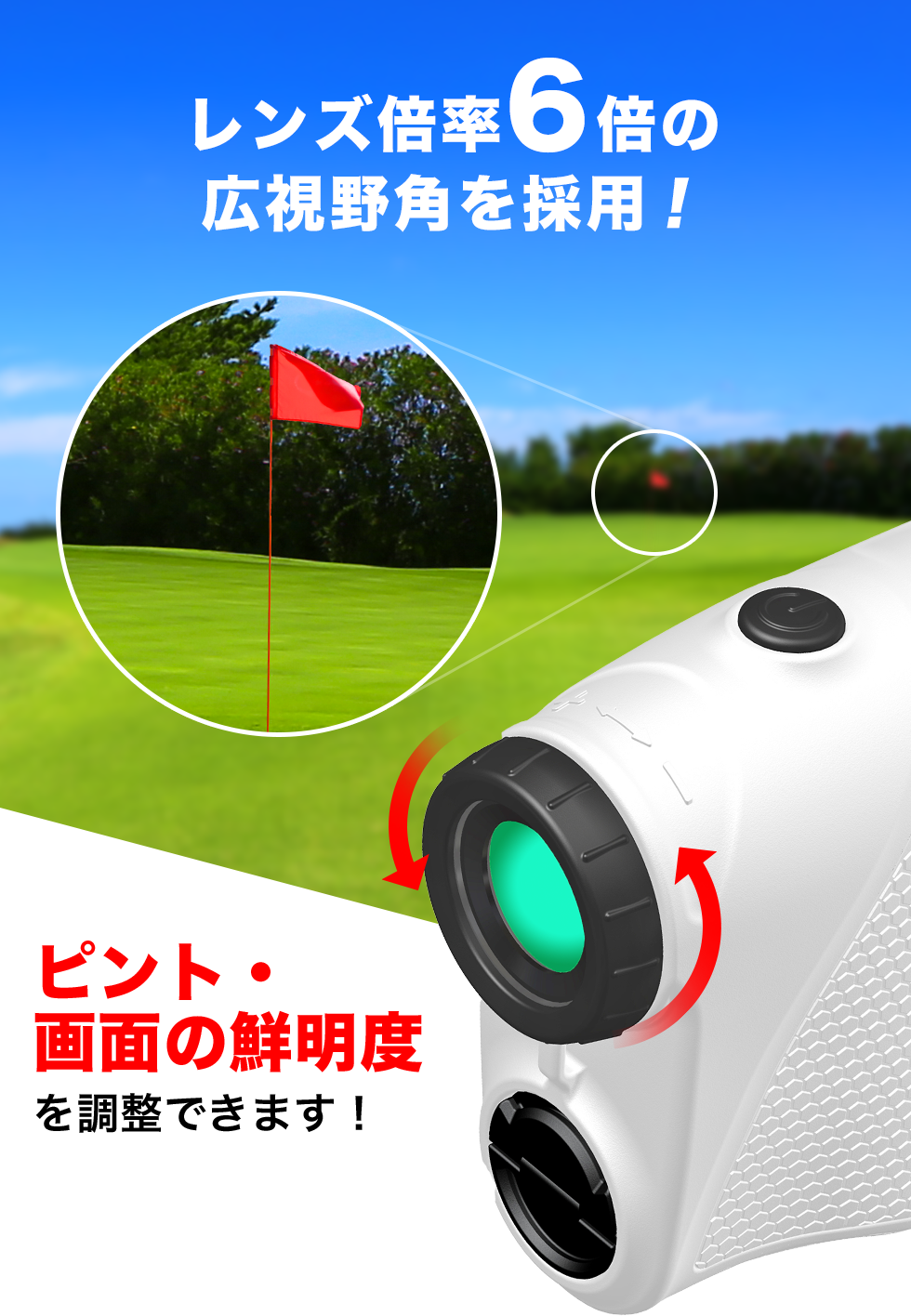 Mini+R(ミニプラスアール)・Mini (ミニ)｜ゴルフ距離計ならTecTecTec 